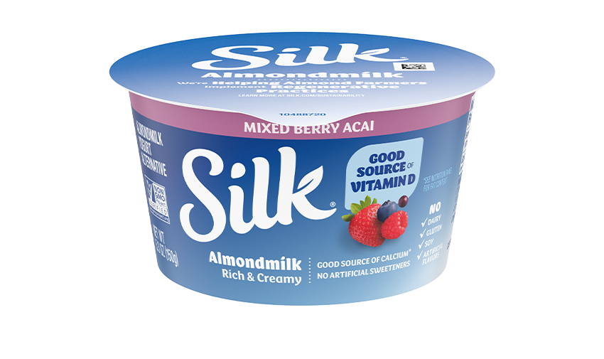 Silk Mixed Berry Acai Almond Dairy Free Yogurt Alternative