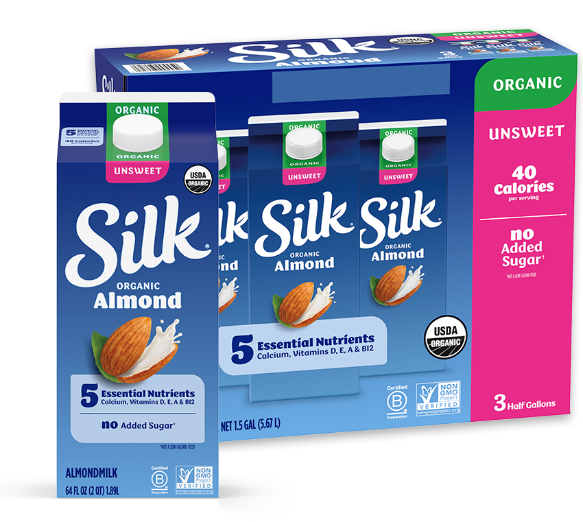 Silk Unsweet Organic Almondmilk