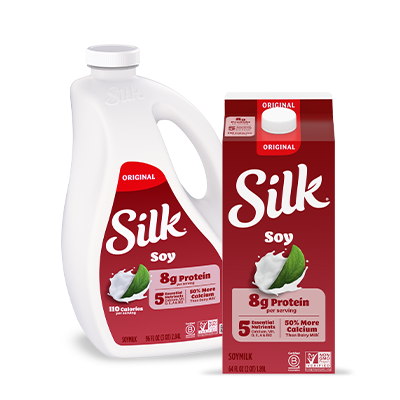 Silk Original Soymilk 96oz and 46oz